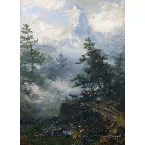 Geissen vor dem Matterhorn