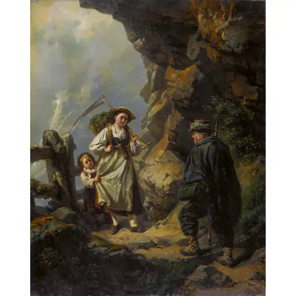 "Der Botaniker im Gebirge"