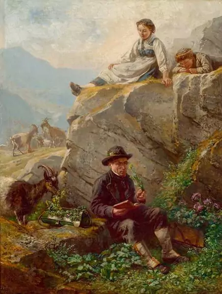 RAPHAEL RITZ — Der Botaniker. 1883. — Koller Auktionen