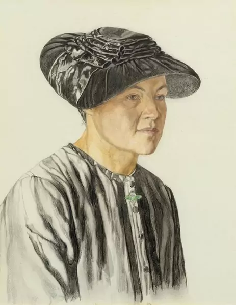 RAPHY DALLÈVES — Portrait of a Valais woman. Circa 1935-40. — Koller Auktionen