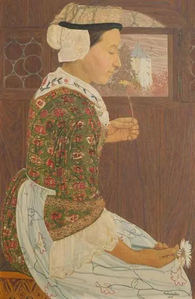 RAPHY DALLÈVES — Portrait de femme. 1915. — Koller Auktionen