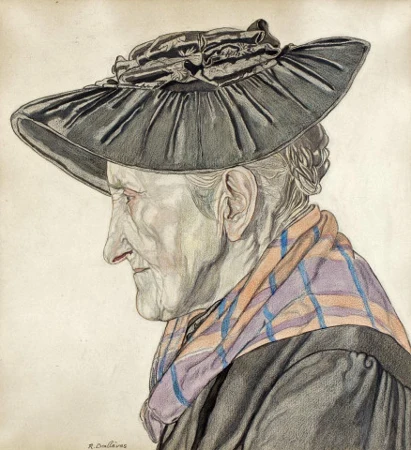 Portrait de valaisanne