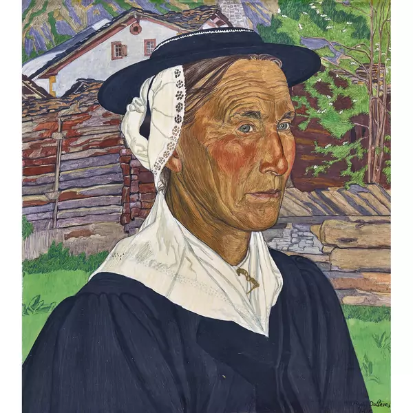 Portrait d'une valaisanne
