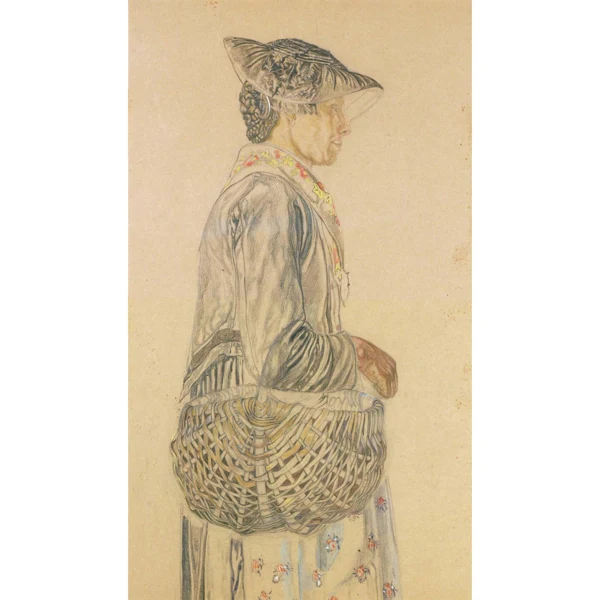 Raphy Dallèves — VALAISANNE WOMAN FROM THE VALAIS