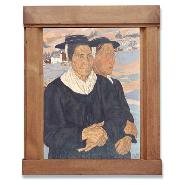Raphy Dallèves — DEUX VALAISANNES DE LA SAGE, 1916 TWO WOMEN FROM LA SAGE (VALAIS), 1916