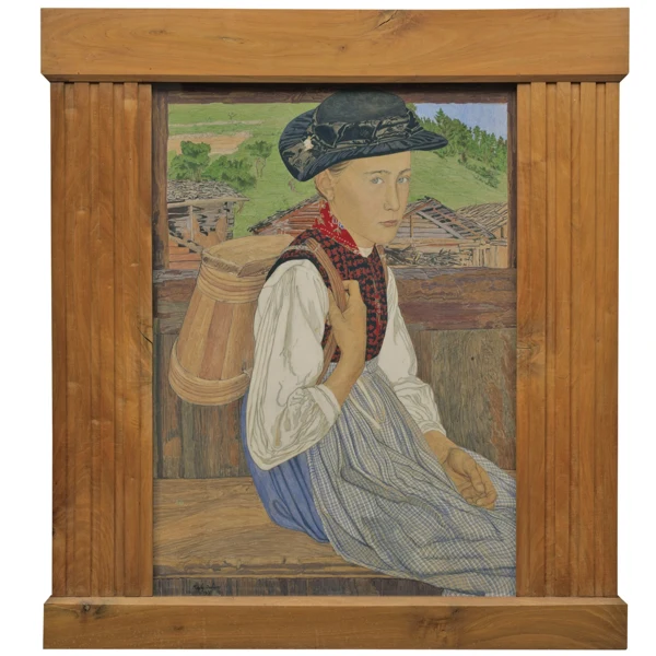 Raphy Dallèves — JEUNE VALAISANNE, 1915YOUNG WOMAN FROM THE VALAIS, 1915
