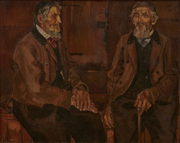 Raphy Dallèves — Two men at the bar