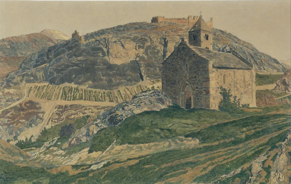 Raphy Dallèves — CHAPELLE DE TOUS LES SAINTS, SION, 1915ALL SAINT'S CHAPEL, SION, 1915
