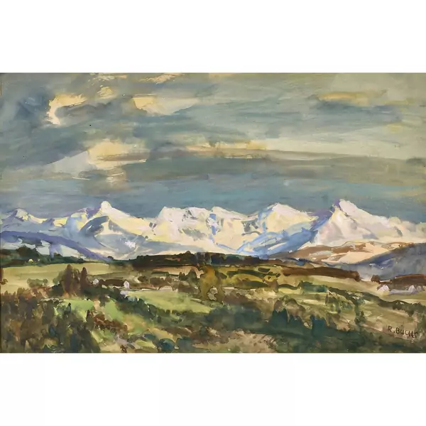 Paysage en Haute Singine