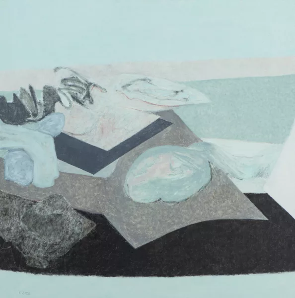 Raymond L'Épée — Composition en bleu