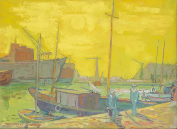 Raymond Meuwly — Raymond MEUWLY (1920-1981) "Port de la Ciotat"