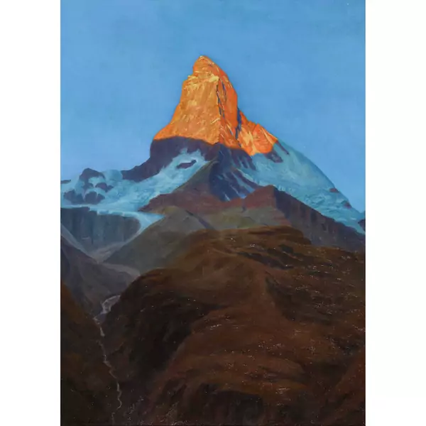 Das Matterhorn im Abendrot