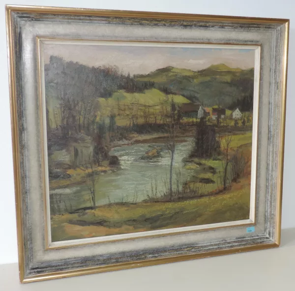 Reinhold Kündig — Vorfrühling im Sihltal