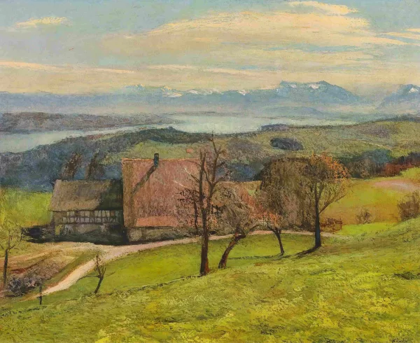 Reinhold Kündig — Vorfrühling in der Hinterrüti