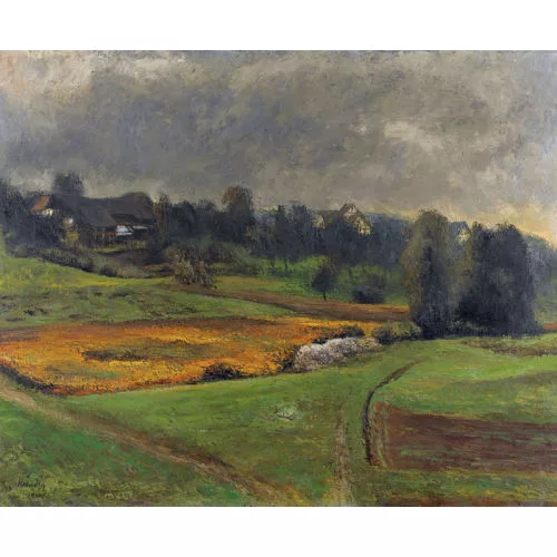 Reinhold Kündig — Grindelmoos mit Klausen bei Horgen.