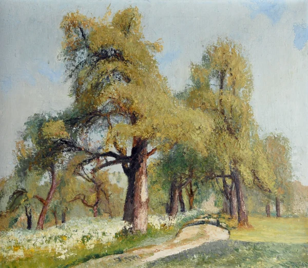Reinhold Kündig — Birnbäume, 1920er Jahre