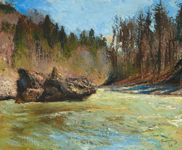 Reinhold Kündig — An der Sihl