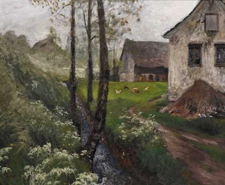 REINHOLD KÜNDIG — Hühnerhof. — Koller Auktionen