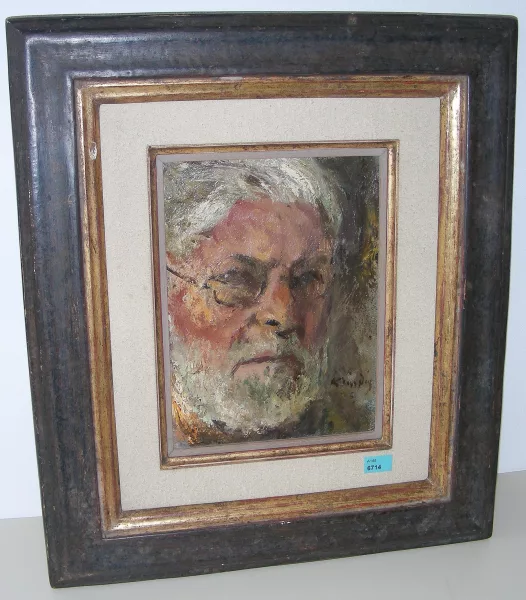 Reinhold Kündig — Selbstportrait", 1976