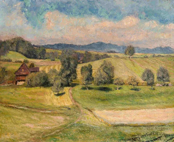 Reinhold Kündig — Sommertag am Hirzel