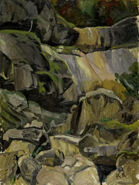 Reinhold Kündig — Felsen bei Arth