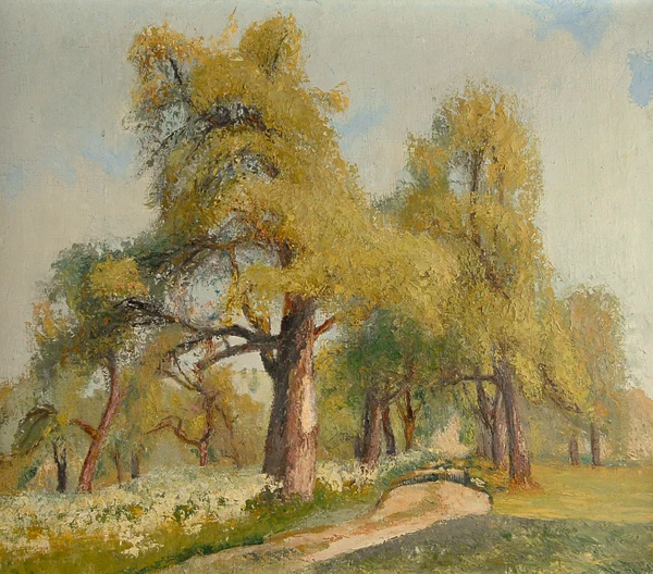 Reinhold Kündig — Birnbäume, 1920er Jahre