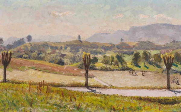 Reinhold Kündig — Frühling am Hirzel, 1935