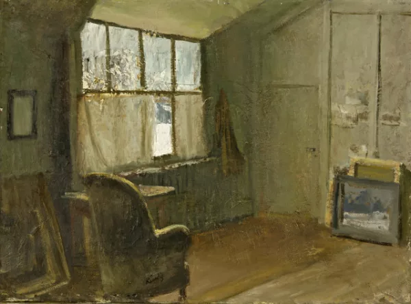 Reinhold Kündig — Im Atelier