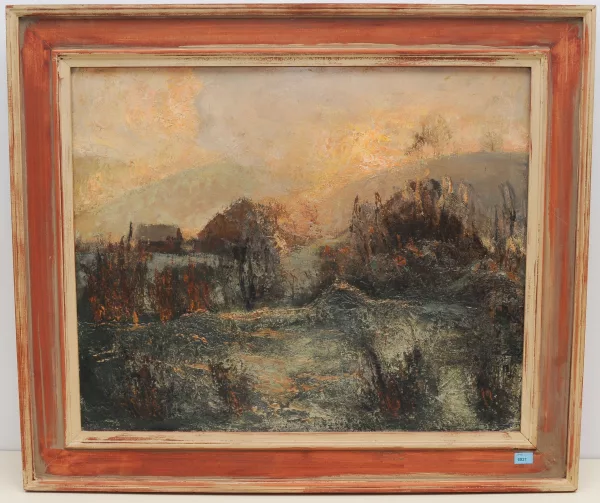 Reinhold Kündig — Wintersonne und Nebel", 1956