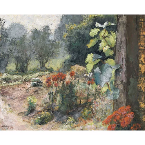 Reinhold Kündig — Sommerliche Gartenpartie.