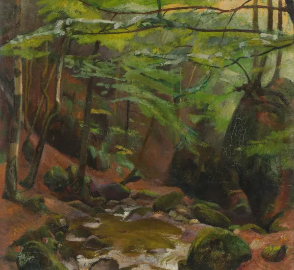 Reinhold Kündig — Das Mühlebachtobel bei Hirzel, 1923