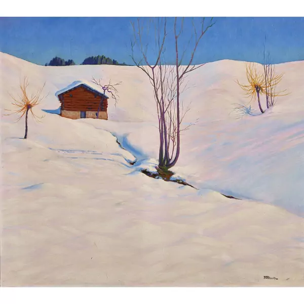 Sonnige Winterlandschaft
