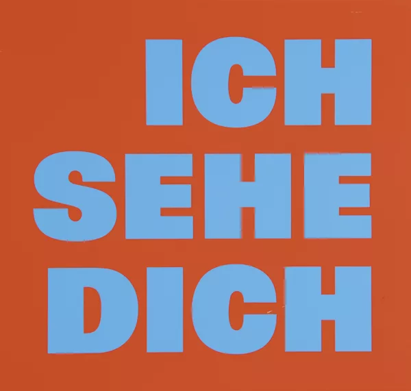 Rémy Zaugg — Ich sehe Dich, aus der Serie "Von der Blindheit", No. 6, 1994-1999/2002