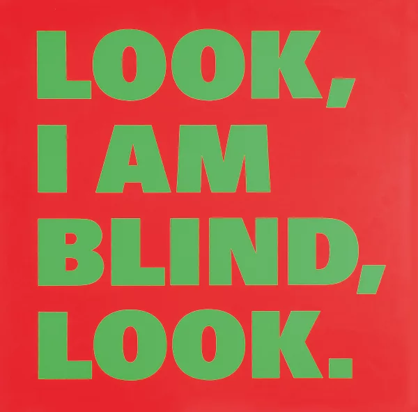 Rémy Zaugg — Look, I am blind, look. Nr. 4, 1998/99