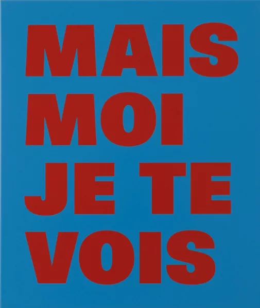 Rémy Zaugg — Mais moi je te vois, 2000