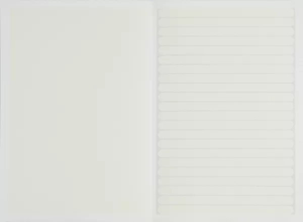 Rémy Zaugg — Mappe. Siebzehn dichotomische Zustände, 1969/70