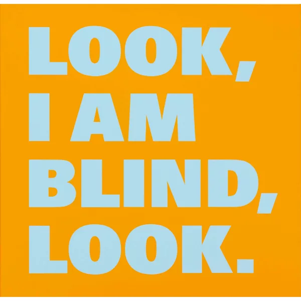 Rémy Zaugg — LOOK, I AM BLIND, LOOK (NR. 19), 1998/99 LOOK, I AM BLIND, LOOK (NO 19), 1998/99
