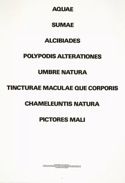 Rémy Zaugg — 15 aquatintes