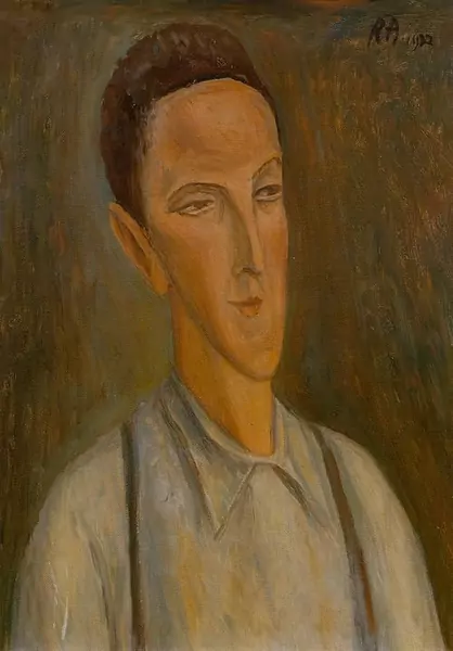 RENÉ AUBERJONOIS — Portrait of a man (Emo Bardeleben). 1932. — Koller Auktionen