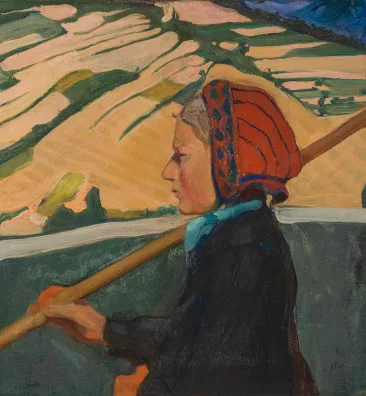 René Auberjonois — Tête de Valaisanne, 1906