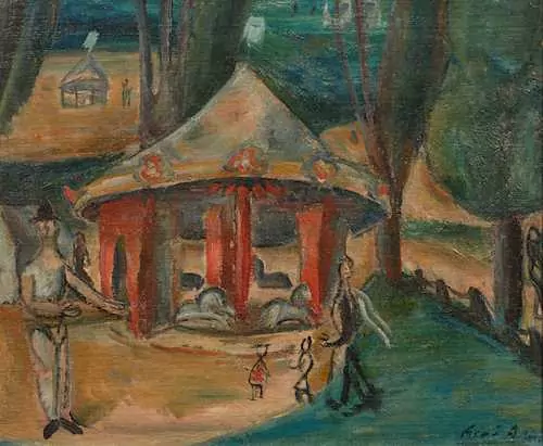 RENÉ AUBERJONOIS — Les petits carroussels. 1918. — Koller Auktionen