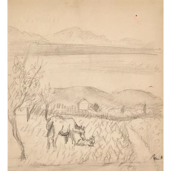 René Auberjonois — "Printemps".