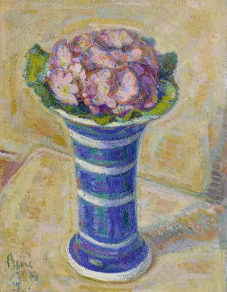 RENÉ AUBERJONOIS — Die blaue Vase. 1909. — Koller Auktionen