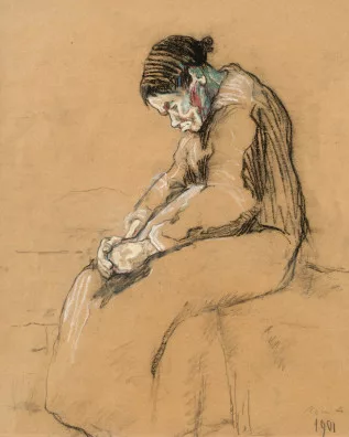 René Auberjonois — Vieille femme, 1901