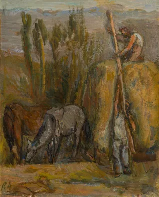 René Auberjonois — Le char de blé, 1944