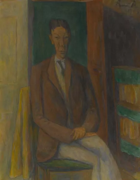 RENÉ AUBERJONOIS — Portrait d'Elie Gagnebin. 1943. — Koller Auktionen