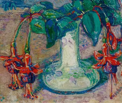 RENÉ AUBERJONOIS — Fuchsien. 1906. — Koller Auktionen