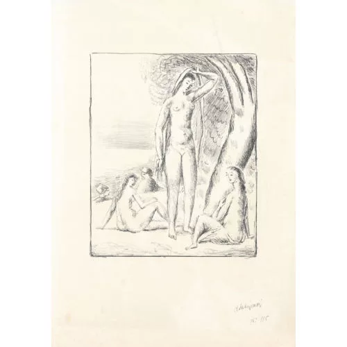 René Auberjonois — Die Badenden.