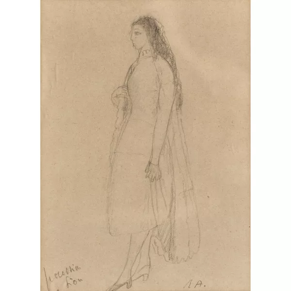René Auberjonois — Jeune femme.