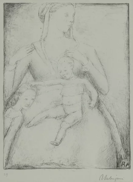 René Auberjonois — Frau mit Kindern